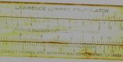 Antique R047 Lawrence Lumber Calculator Slide Rule